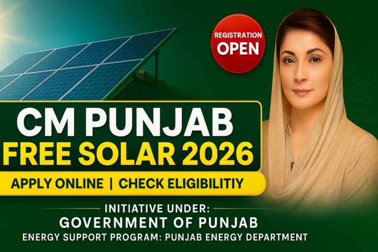 CM Punjab Free Solar Scheme 2026 Apply Online Registration and Eligibility