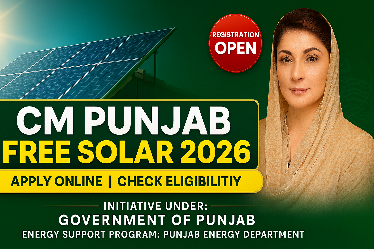 CM Punjab Free Solar Scheme 2026