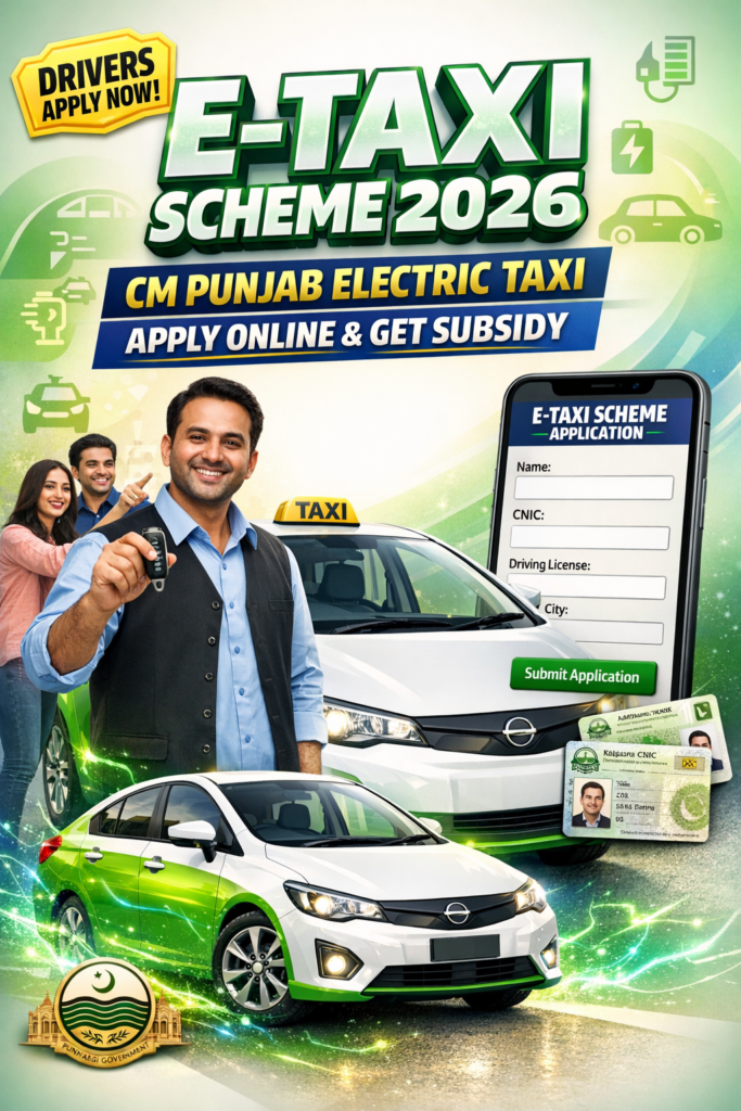 CM Punjab E-Taxi Scheme 2026