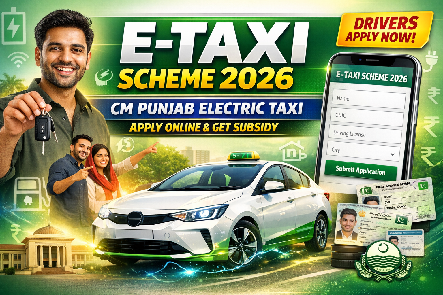 CM Punjab E-Taxi Scheme 2026