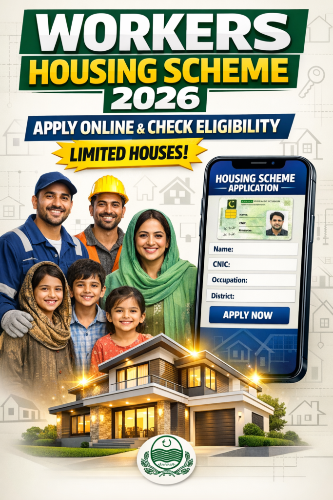 Punjab Workers Housing Scheme 2026