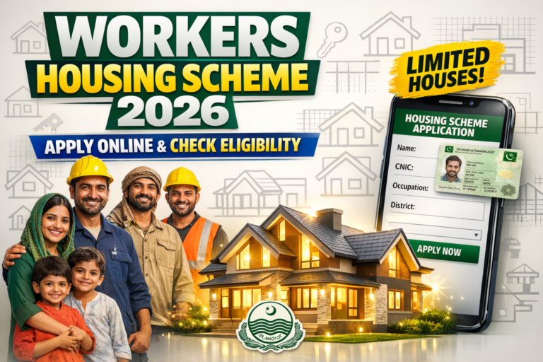 Punjab Workers Housing Scheme 2026 – Apply Online & Check Eligibility
